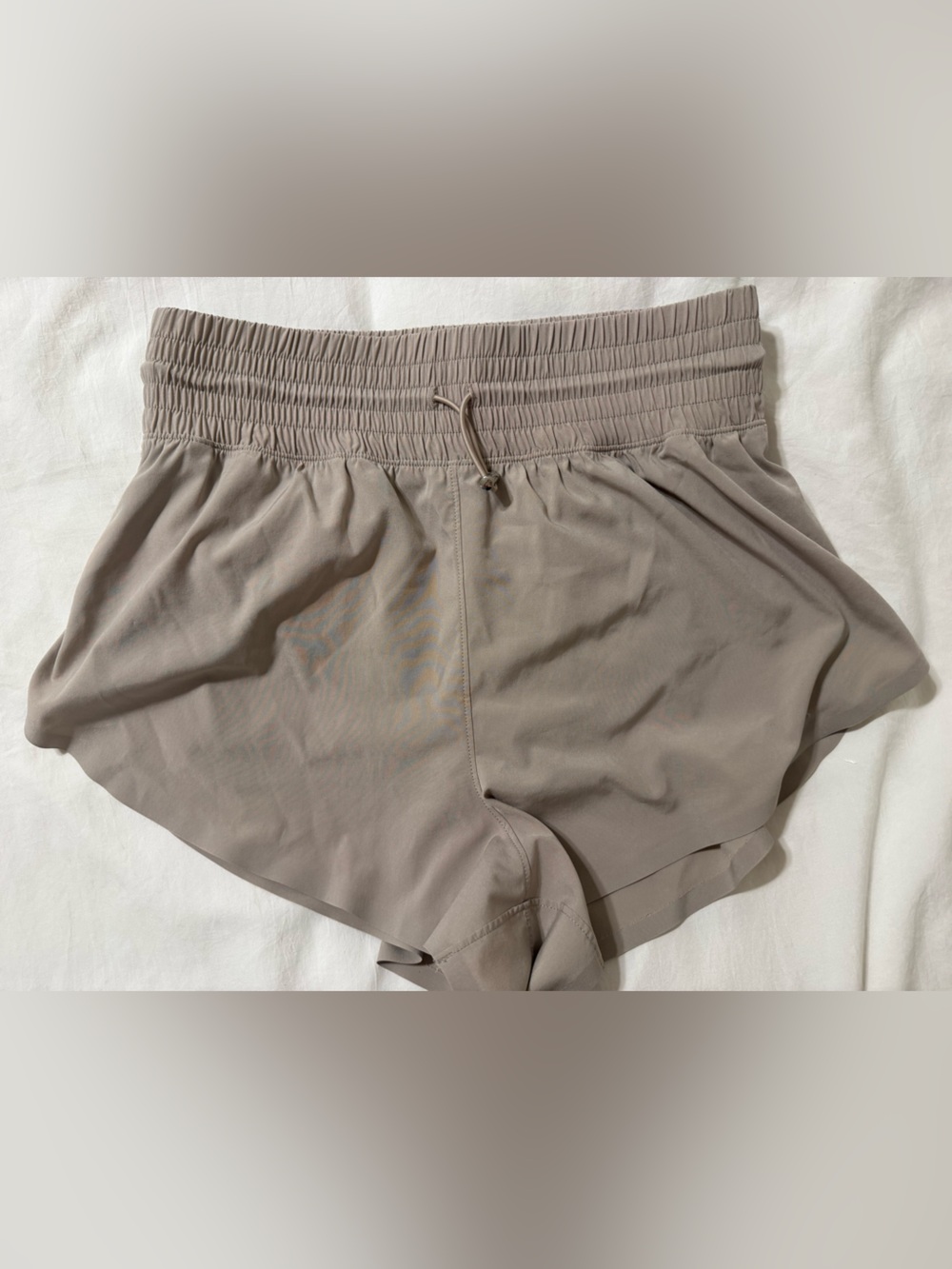 Abercrombie & Fitch Light Taupe Athletic Shorts